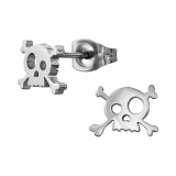 Pirate Skull - 316L Surgical Grade Stainless Steel Stainless Steel Ear studs SD50050