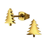 Christmas Tree - 316L Surgical Grade Stainless Steel Stainless Steel Ear studs SD50058