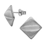 13mm Curved Square - 316L Surgical Grade Stainless Steel Stainless Steel Ear studs SD50136