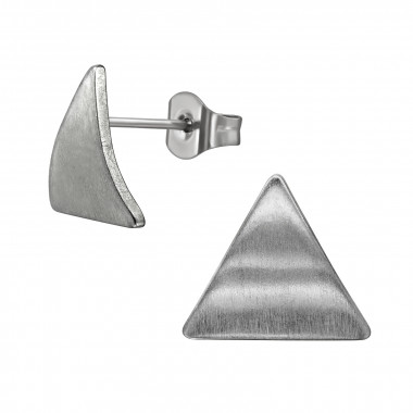 11mm Curved Triangle - 316L Surgical Grade Stainless Steel Stainless Steel Ear studs SD50138