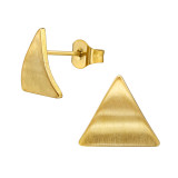 11mm Curved Triangle - 316L Surgical Grade Stainless Steel Stainless Steel Ear studs SD50139