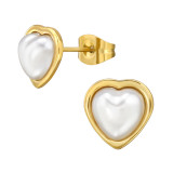 9mm Heart - 316L Surgical Grade Stainless Steel Stainless Steel Ear studs SD50140