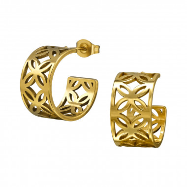 16mm Flower - 316L Surgical Grade Stainless Steel Stainless Steel Ear studs SD50152