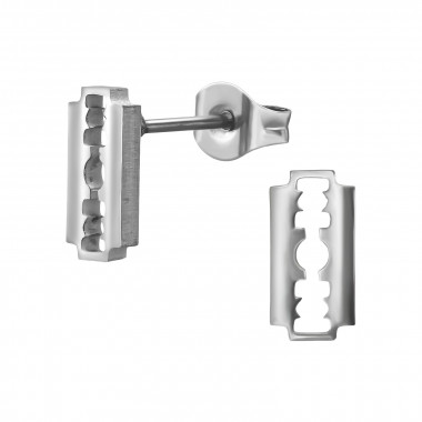Razor Blade - 316L Surgical Grade Stainless Steel Stainless Steel Ear studs SD50233