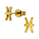 Pisces - 316L Surgical Grade Stainless Steel Stainless Steel Ear studs SD50248