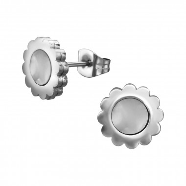 10mm Flower - 316L Surgical Grade Stainless Steel Stainless Steel Ear studs SD50251