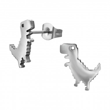 Dinosaur - 316L Surgical Grade Stainless Steel Stainless Steel Ear studs SD50255