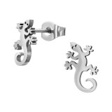Gecko, Lizard - 316L Surgical Grade Stainless Steel Stainless Steel Ear studs SD50257
