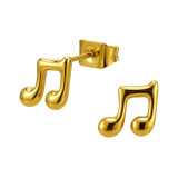 Music Note - 316L Surgical Grade Stainless Steel Stainless Steel Ear studs SD50329