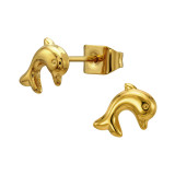 Dolphin - 316L Surgical Grade Stainless Steel Stainless Steel Ear studs SD50332