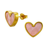 Heart - 316L Surgical Grade Stainless Steel Stainless Steel Ear studs SD50338