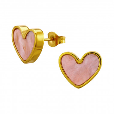 Heart - 316L Surgical Grade Stainless Steel Stainless Steel Ear studs SD50338