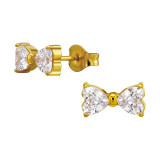 Bow - 316L Surgical Grade Stainless Steel Stainless Steel Ear studs SD50341