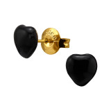 3D Heart - 316L Surgical Grade Stainless Steel Stainless Steel Ear studs SD50355