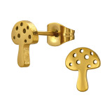 Mushroom - 316L Surgical Grade Stainless Steel Stainless Steel Ear studs SD50357