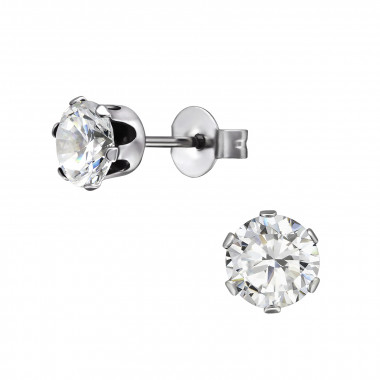 Round - 316L Surgical Grade Stainless Steel Stainless Steel Ear studs SD7196