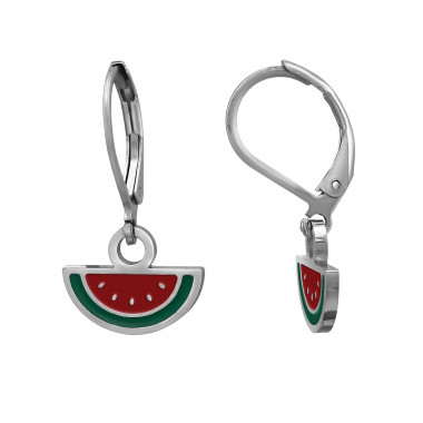 Watermelon Slice Leverback - 316L Surgical Grade Stainless Steel  SD51455
