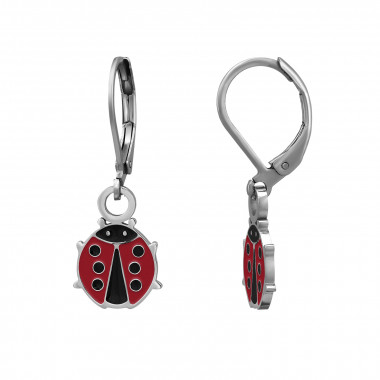 Ladybug Lever Back - 316L Surgical Grade Stainless Steel  SD51475