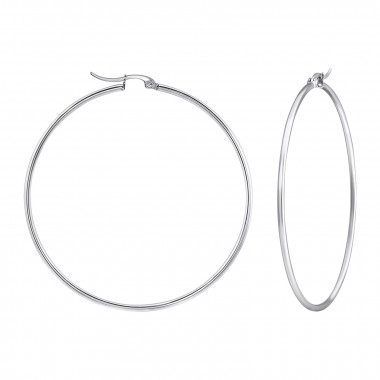 Round - 316L Surgical Grade Stainless Steel Stainless Steel Earrings SD23549