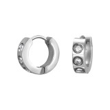 Huggie - 316L Surgical Grade Stainless Steel Stainless Steel Earrings SD48205