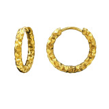 12mm Diamond Cut - 316L Surgical Grade Stainless Steel Stainless Steel Earrings SD49583