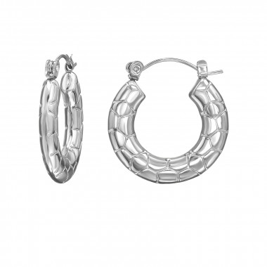 24mm - 316L Surgical Grade Stainless Steel Stainless Steel Earrings SD49773