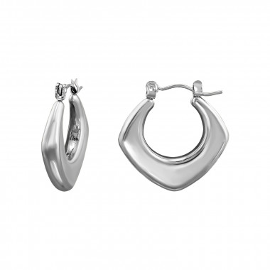 24mm - 316L Surgical Grade Stainless Steel Stainless Steel Earrings SD49781