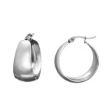 25mm - 316L Surgical Grade Stainless Steel Stainless Steel Earrings SD49785
