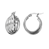20mm - 316L Surgical Grade Stainless Steel Stainless Steel Earrings SD49799