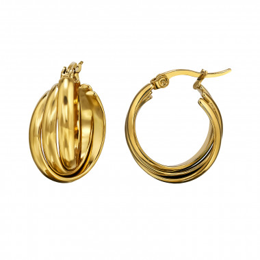20mm - 316L Surgical Grade Stainless Steel Stainless Steel Earrings SD49800