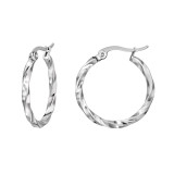 20mm - 316L Surgical Grade Stainless Steel Stainless Steel Earrings SD49943