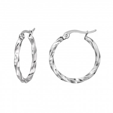 20mm - 316L Surgical Grade Stainless Steel Stainless Steel Earrings SD49943