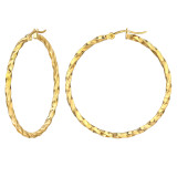 40mm - 316L Surgical Grade Stainless Steel Stainless Steel Earrings SD49946