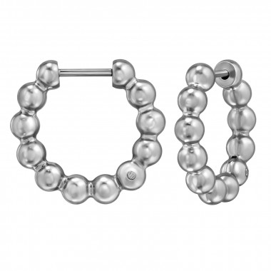 20mm Dots - 316L Surgical Grade Stainless Steel Stainless Steel Earrings SD49952