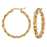 25mm Chain Link - 316L Surgical Grade Stainless Steel Stainless Steel Earrings SD49991