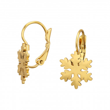 Snowflake - 316L Surgical Grade Stainless Steel Stainless Steel Earrings SD50238