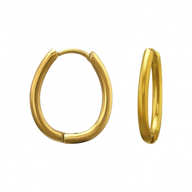 18mm - 316L Surgical Grade Stainless Steel Stainless Steel Earrings SD50345