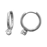 Round - 316L Surgical Grade Stainless Steel Stainless Steel Earrings SD50348