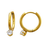 Round - 316L Surgical Grade Stainless Steel Stainless Steel Earrings SD50349