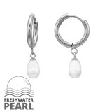 16mm Hoop Dangling 6mm - 316L Surgical Grade Stainless Steel Stainless Steel Earrings SD51263