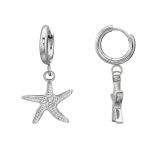15mm Dangling Starfish - 316L Surgical Grade Stainless Steel Stainless Steel Earrings SD51269