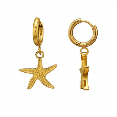 15mm Starfish - 316L Surgical Grade Stainless Steel Stainless Steel Earrings SD51270
