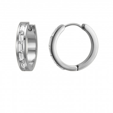 4X20Mm Hoop - 316L Surgical Grade Stainless Steel Stainless Steel Earrings SD51286