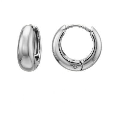 13.5Mm Chunky - 316L Surgical Grade Stainless Steel Stainless Steel Earrings SD51288