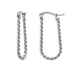 Rope - 316L Surgical Grade Stainless Steel Stainless Steel Earrings SD51297