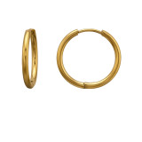 2X16Mm Gold Color - 316L Surgical Grade Stainless Steel Stainless Steel Earrings SD51559