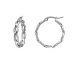 25mm Chain Link - 316L Surgical Grade Stainless Steel Stainless Steel Earrings SD51563