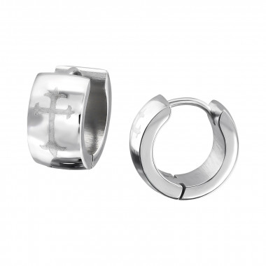 Hoops - 316L Surgical Grade Stainless Steel Stainless Steel Earrings SD708