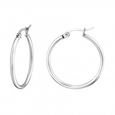 Hoops - 316L Surgical Grade Stainless Steel Stainless Steel Earrings SD834