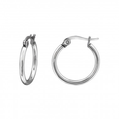 Hoops - 316L Surgical Grade Stainless Steel Stainless Steel Earrings SD8354